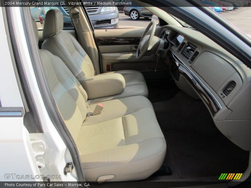 Vibrant White / Medium Parchment 2004 Mercury Grand Marquis GS