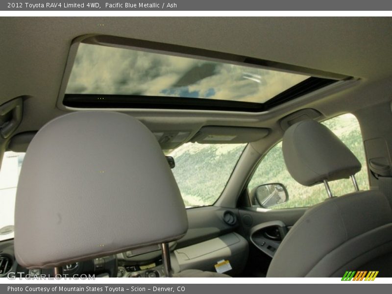 Pacific Blue Metallic / Ash 2012 Toyota RAV4 Limited 4WD