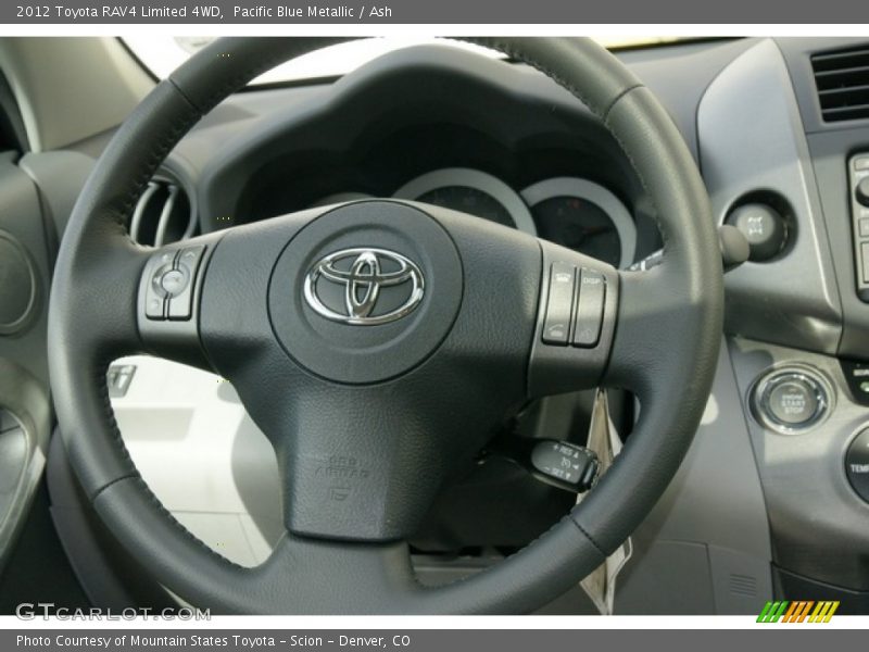 Pacific Blue Metallic / Ash 2012 Toyota RAV4 Limited 4WD