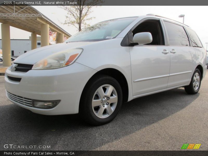 Natural White / Taupe 2005 Toyota Sienna XLE