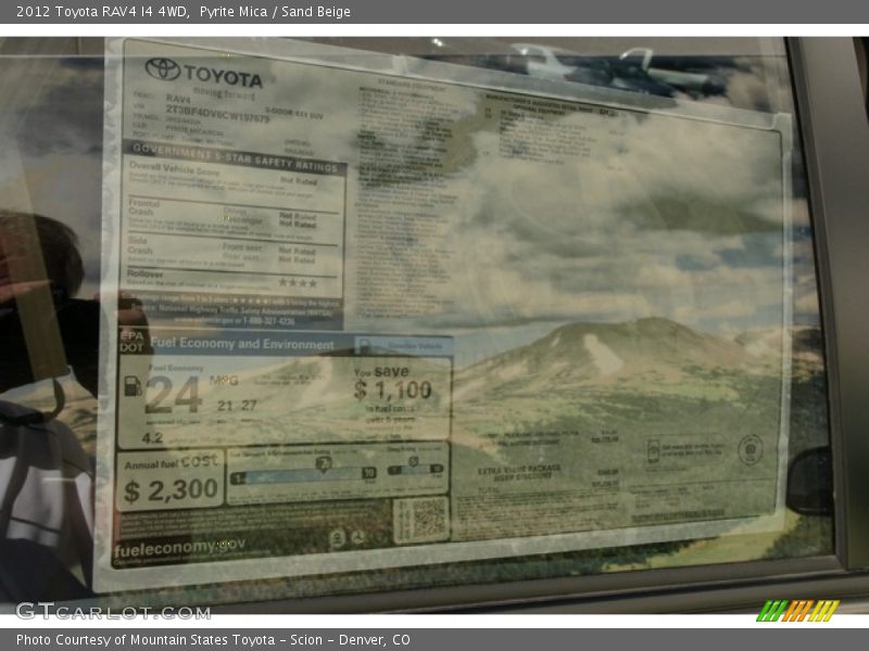 Pyrite Mica / Sand Beige 2012 Toyota RAV4 I4 4WD