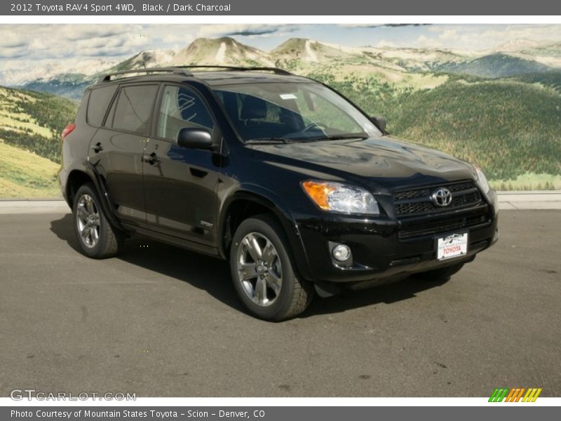 Black / Dark Charcoal 2012 Toyota RAV4 Sport 4WD