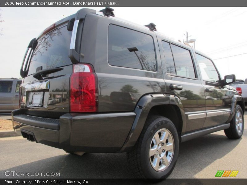 Dark Khaki Pearl / Khaki 2006 Jeep Commander Limited 4x4