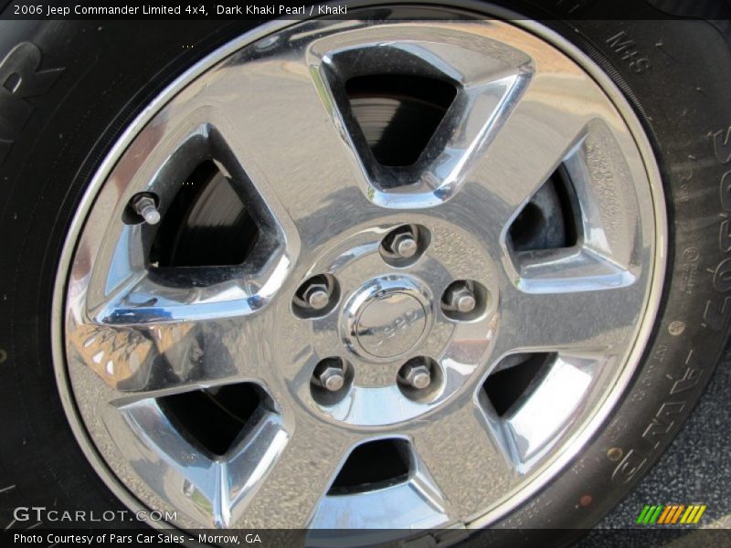 Dark Khaki Pearl / Khaki 2006 Jeep Commander Limited 4x4