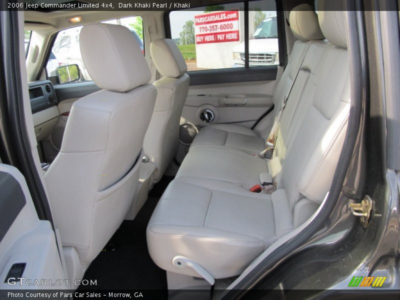 Dark Khaki Pearl / Khaki 2006 Jeep Commander Limited 4x4