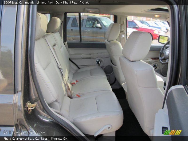 Dark Khaki Pearl / Khaki 2006 Jeep Commander Limited 4x4