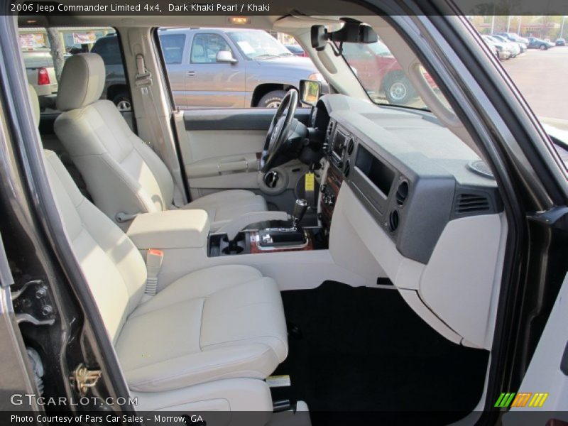 Dark Khaki Pearl / Khaki 2006 Jeep Commander Limited 4x4