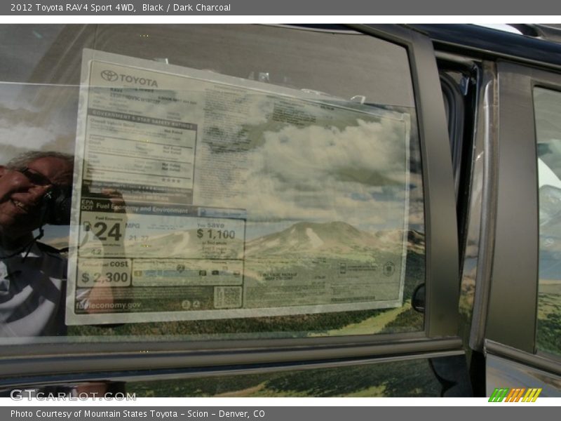 Black / Dark Charcoal 2012 Toyota RAV4 Sport 4WD