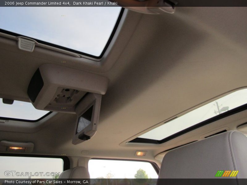 Dark Khaki Pearl / Khaki 2006 Jeep Commander Limited 4x4