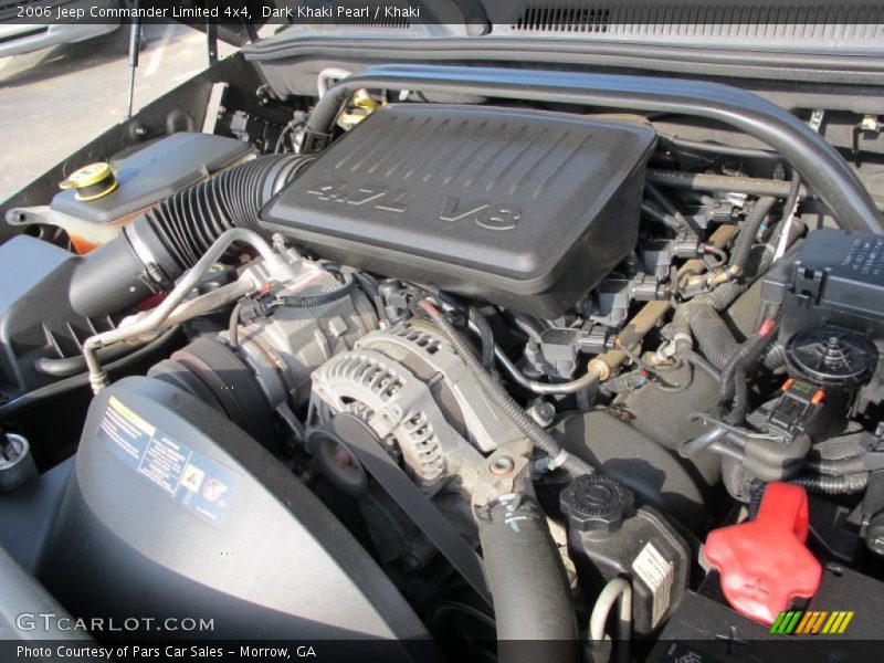 Dark Khaki Pearl / Khaki 2006 Jeep Commander Limited 4x4