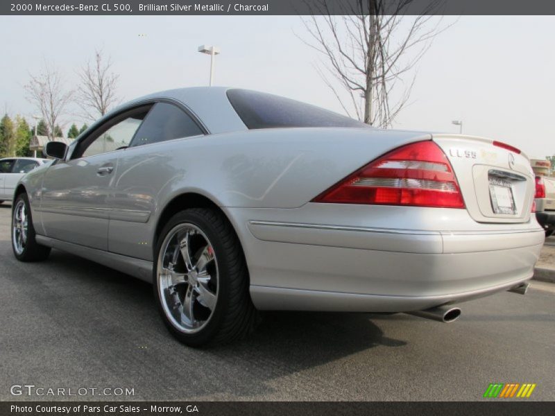 Brilliant Silver Metallic / Charcoal 2000 Mercedes-Benz CL 500