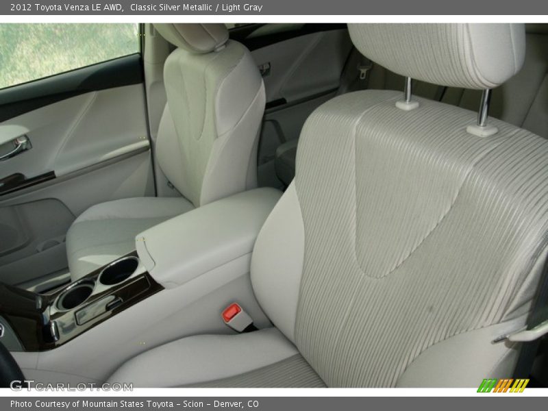 Classic Silver Metallic / Light Gray 2012 Toyota Venza LE AWD