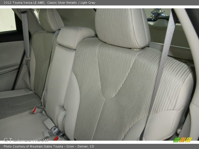 Classic Silver Metallic / Light Gray 2012 Toyota Venza LE AWD