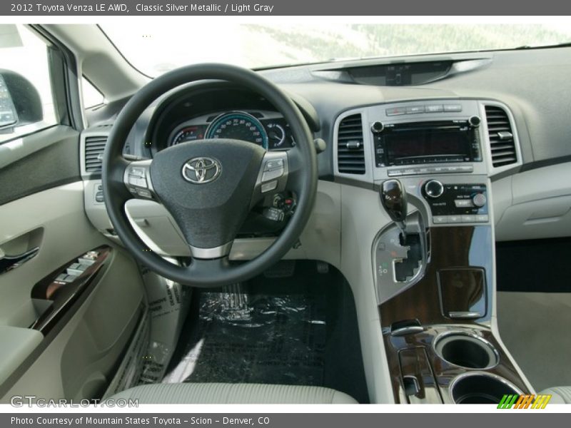 Classic Silver Metallic / Light Gray 2012 Toyota Venza LE AWD