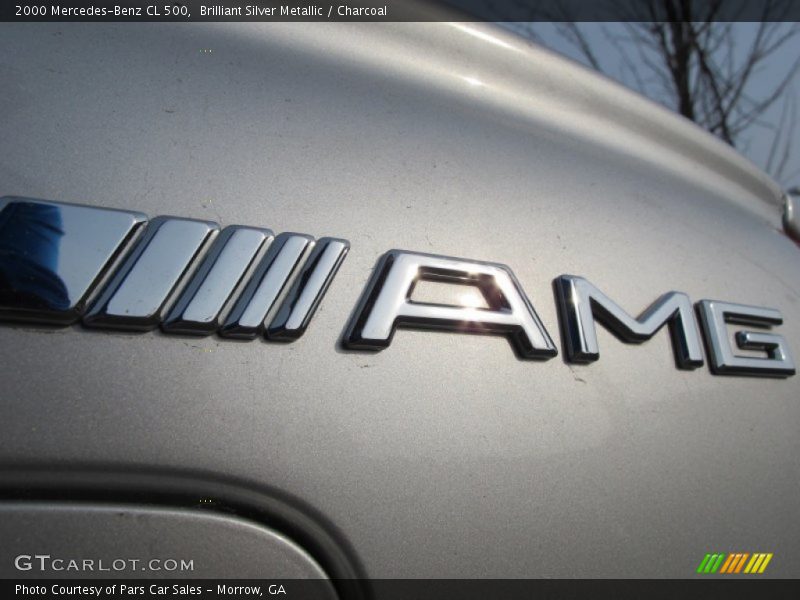 Brilliant Silver Metallic / Charcoal 2000 Mercedes-Benz CL 500