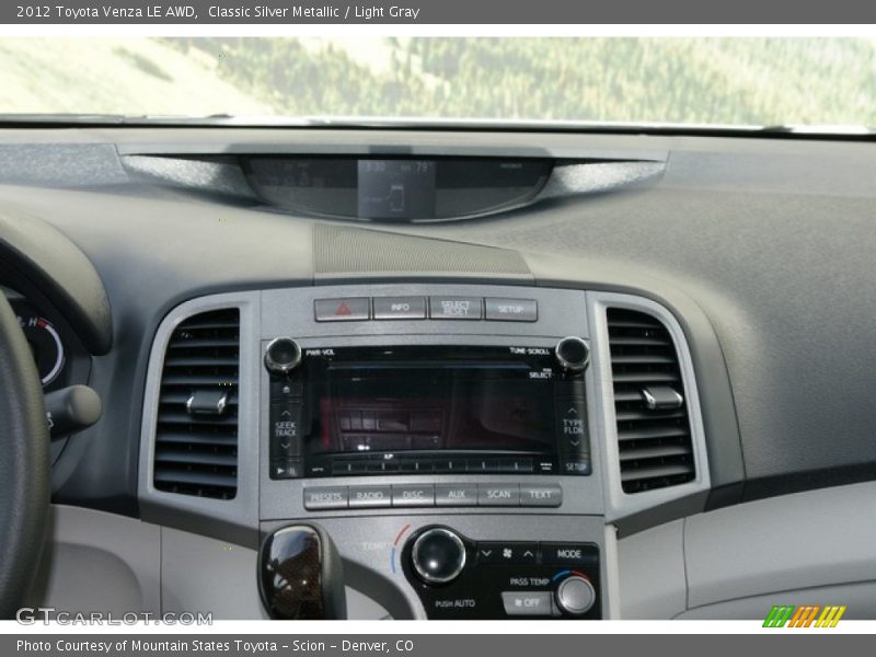 Classic Silver Metallic / Light Gray 2012 Toyota Venza LE AWD