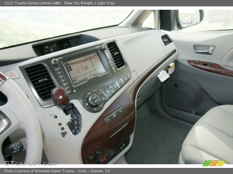 Silver Sky Metallic / Light Gray 2012 Toyota Sienna Limited AWD