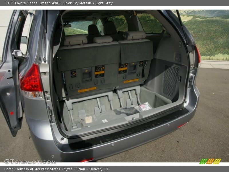 Silver Sky Metallic / Light Gray 2012 Toyota Sienna Limited AWD