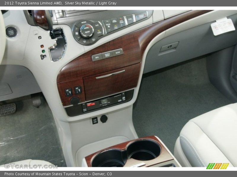 Silver Sky Metallic / Light Gray 2012 Toyota Sienna Limited AWD
