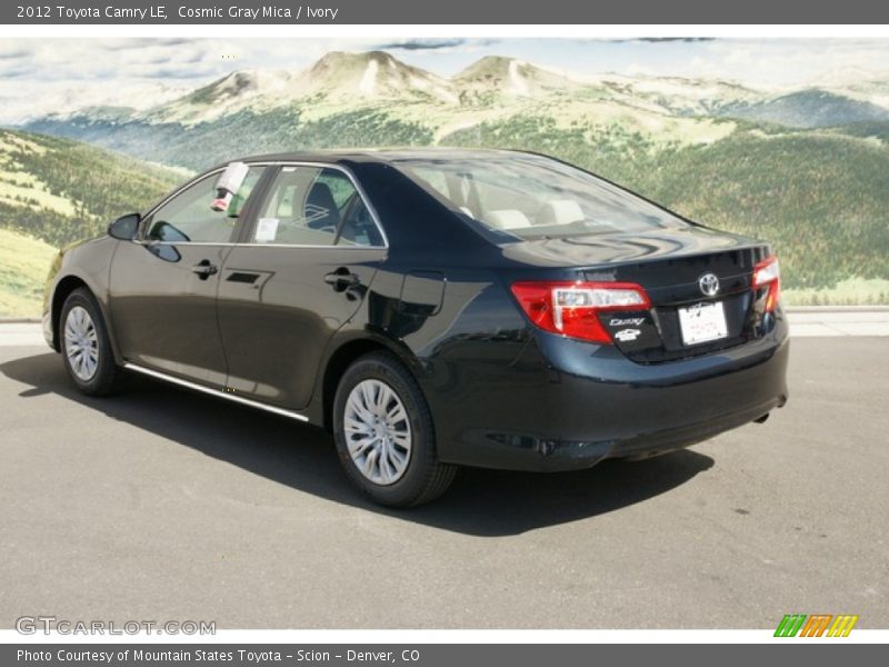 Cosmic Gray Mica / Ivory 2012 Toyota Camry LE