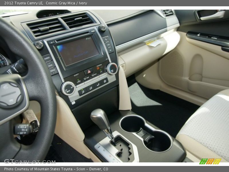 Cosmic Gray Mica / Ivory 2012 Toyota Camry LE