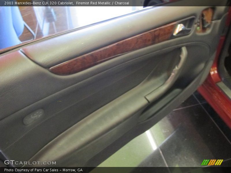 Firemist Red Metallic / Charcoal 2003 Mercedes-Benz CLK 320 Cabriolet