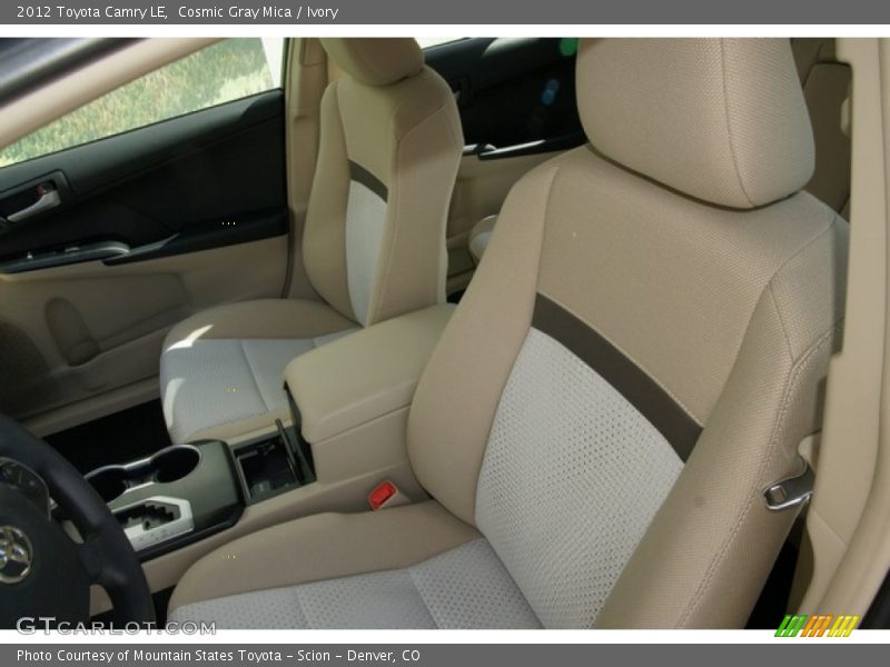 Cosmic Gray Mica / Ivory 2012 Toyota Camry LE