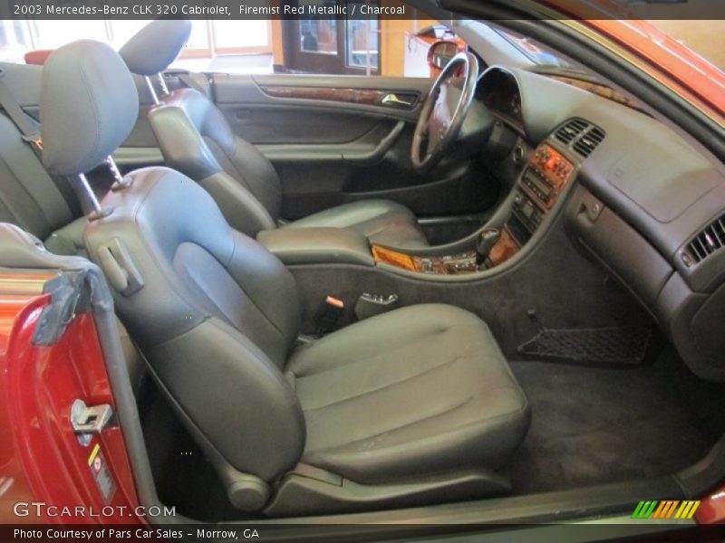 Firemist Red Metallic / Charcoal 2003 Mercedes-Benz CLK 320 Cabriolet