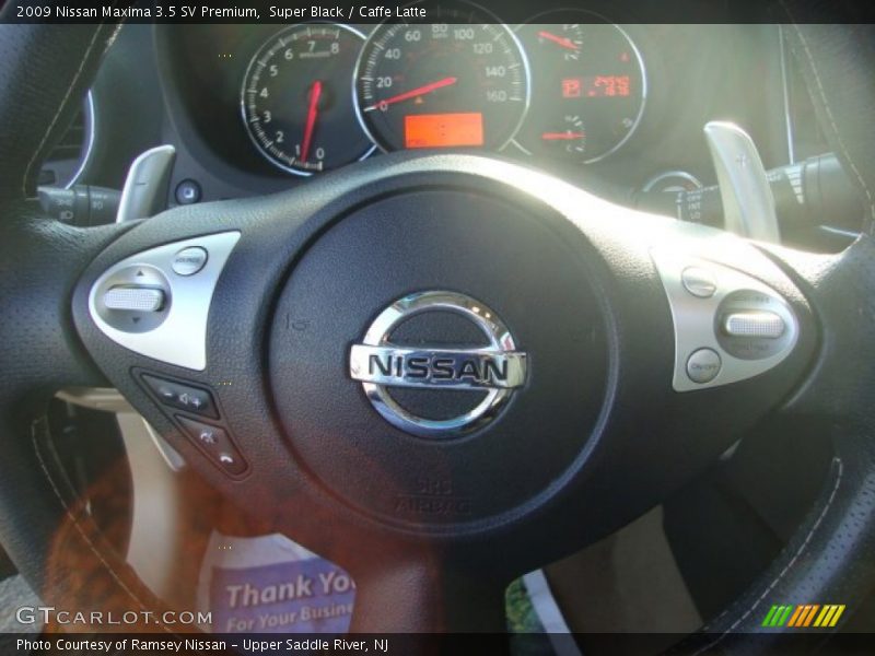 Super Black / Caffe Latte 2009 Nissan Maxima 3.5 SV Premium