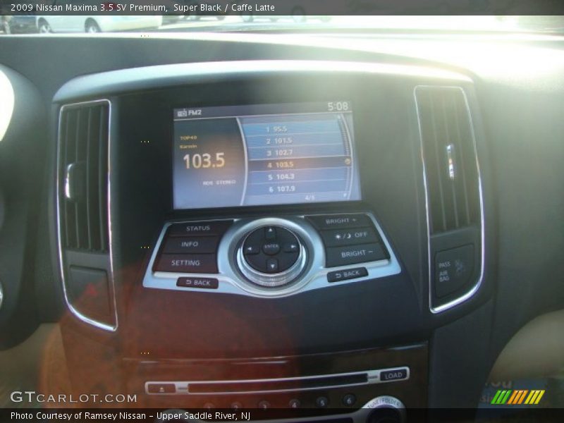 Super Black / Caffe Latte 2009 Nissan Maxima 3.5 SV Premium