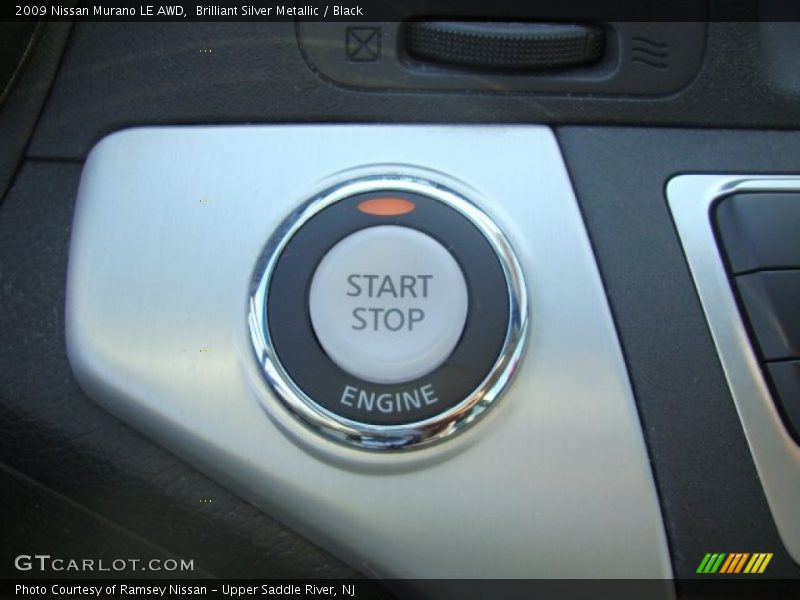 Brilliant Silver Metallic / Black 2009 Nissan Murano LE AWD