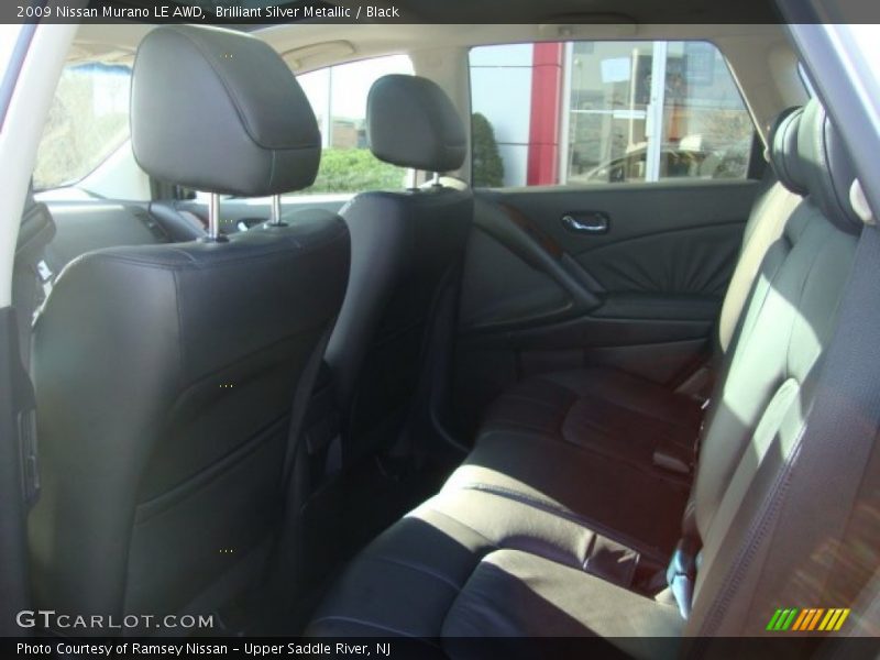 Brilliant Silver Metallic / Black 2009 Nissan Murano LE AWD