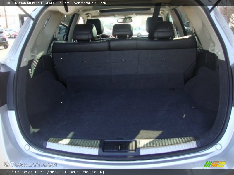 Brilliant Silver Metallic / Black 2009 Nissan Murano LE AWD