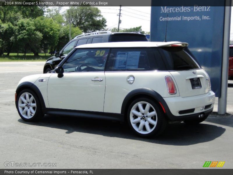 Pepper White / Cordoba Beige 2004 Mini Cooper S Hardtop