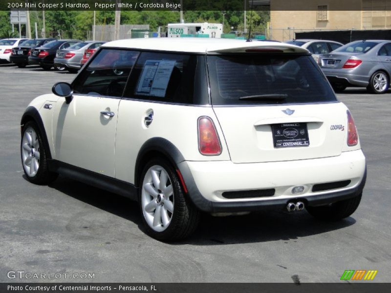 Pepper White / Cordoba Beige 2004 Mini Cooper S Hardtop