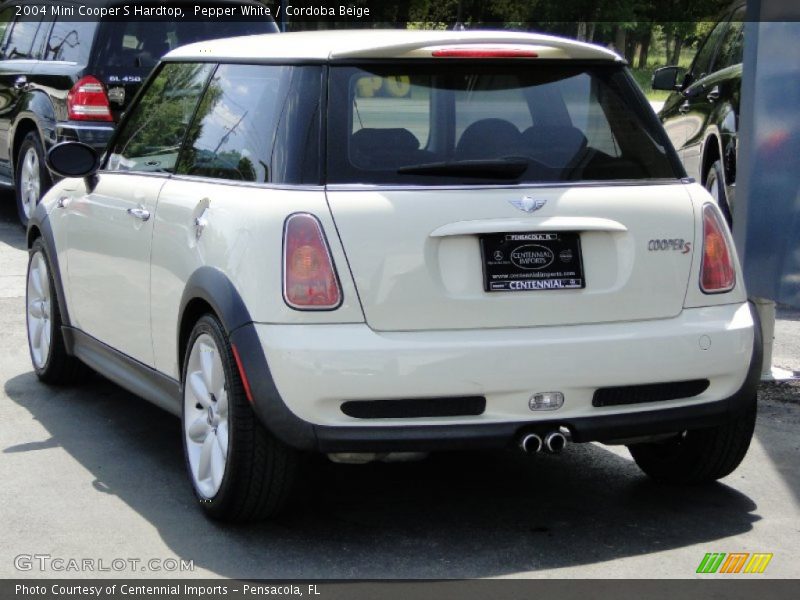 Pepper White / Cordoba Beige 2004 Mini Cooper S Hardtop