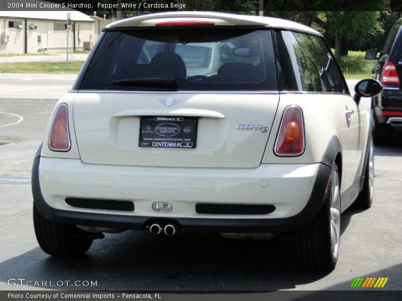 Pepper White / Cordoba Beige 2004 Mini Cooper S Hardtop