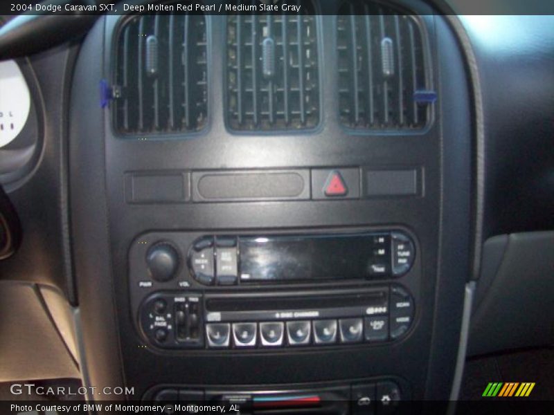 Deep Molten Red Pearl / Medium Slate Gray 2004 Dodge Caravan SXT