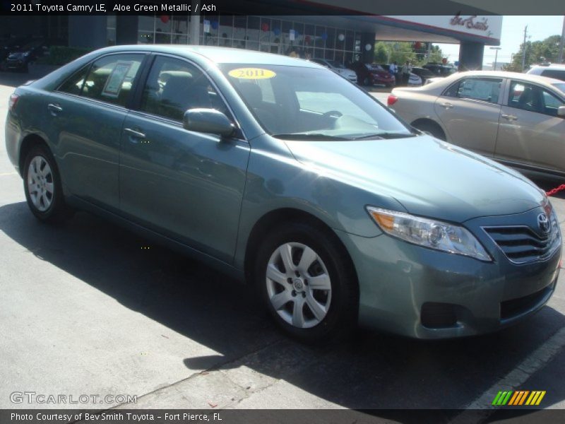 Aloe Green Metallic / Ash 2011 Toyota Camry LE
