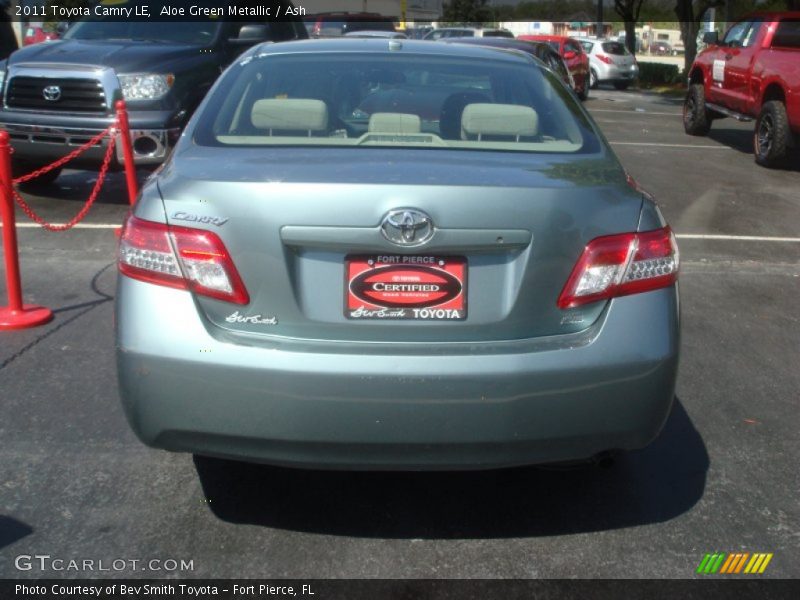 Aloe Green Metallic / Ash 2011 Toyota Camry LE