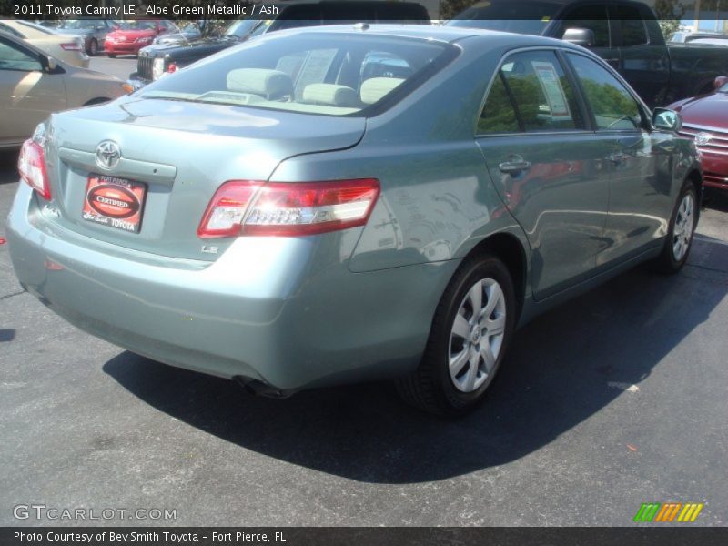 Aloe Green Metallic / Ash 2011 Toyota Camry LE