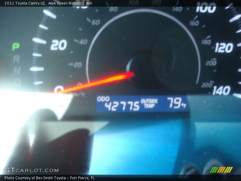 Aloe Green Metallic / Ash 2011 Toyota Camry LE