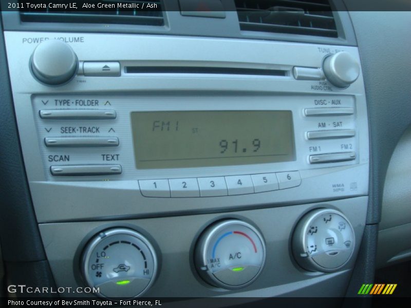 Aloe Green Metallic / Ash 2011 Toyota Camry LE