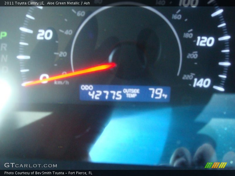 Aloe Green Metallic / Ash 2011 Toyota Camry LE