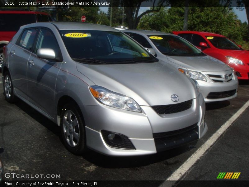 Classic Silver Metallic / Ash Gray 2010 Toyota Matrix 1.8