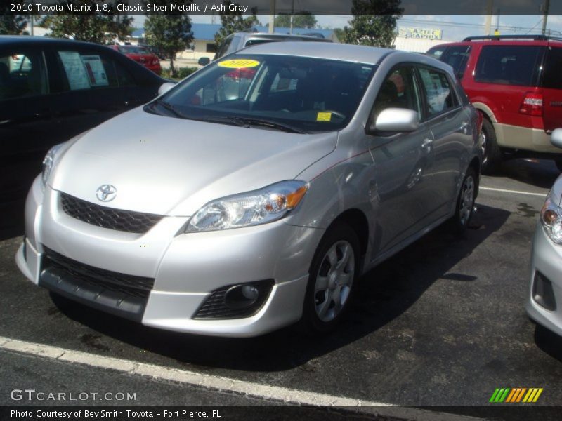 Classic Silver Metallic / Ash Gray 2010 Toyota Matrix 1.8