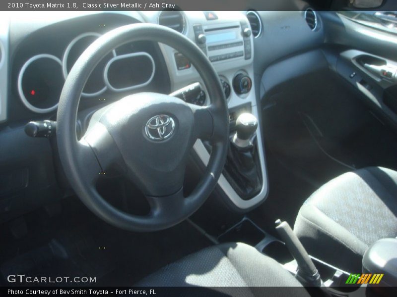 Classic Silver Metallic / Ash Gray 2010 Toyota Matrix 1.8