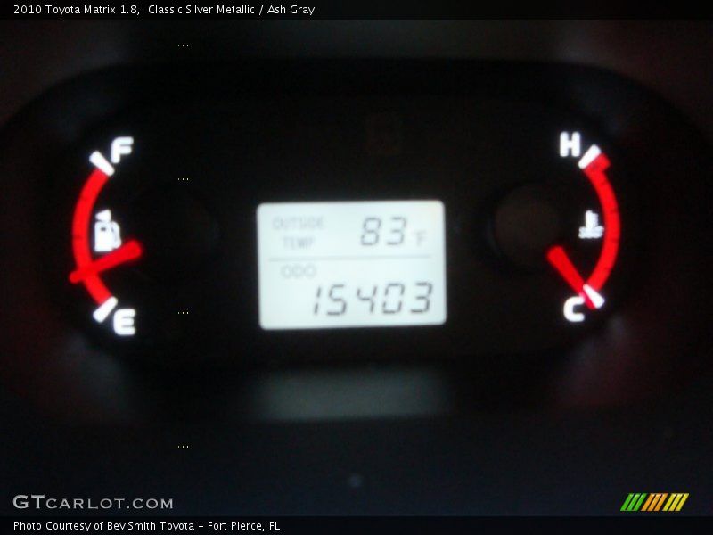 Classic Silver Metallic / Ash Gray 2010 Toyota Matrix 1.8