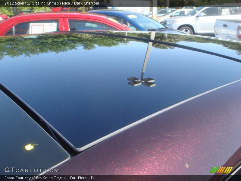 Sizzling Crimson Mica / Dark Charcoal 2012 Scion tC