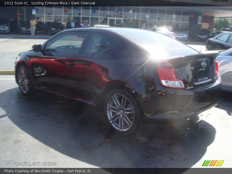 Sizzling Crimson Mica / Dark Charcoal 2012 Scion tC